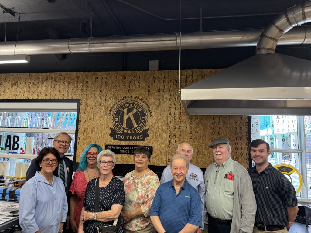 Group of Kiwanis club members who funded much of Ben Franklin's STEAM Center 