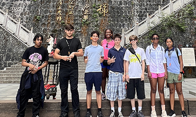 Students visit China